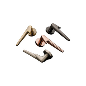 Poignée de porte durable en acier inoxydable, design moderne, sécurité de grade 1 ANSI, plaqué zinc, couleurs PVD, quincaillerie de cylindre de serrure pour la meilleure performance - Product Image 1