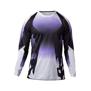 Maillot de motocross professionnel OEM ODM personnalisé, prix d'usine, haute qualité, respirant, séchage rapide, vêtements de course - Product Image 1