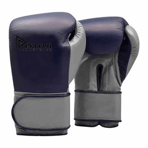 Gants de boxe Relevo à lacets en cuir PU respirant de haute qualité pour adultes unisexes, emballage personnalisable - Product Image 6