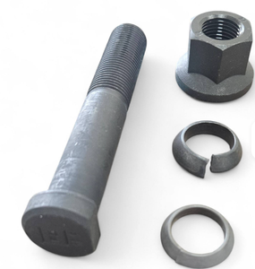 Jeu de boulons de roue Apex M22x2.0x130mm Grade 10.9 Noir pour camion, remorque, véhicule utilitaire lourd, remplacement, réparation, neuf - Product Image 2