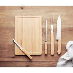 Strumenti per barbecue in acciaio inossidabile personalizzati Set di utensili per griglia in 4 pezzi per barbecue all'aperto - Product Image 4