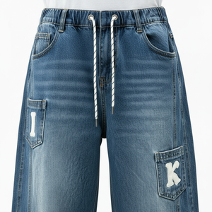 Jeans en denim vintage pour hommes de haute qualité, coupe droite, marque personnalisée, style décontracté, fournisseur en gros de jeans - Product Image 2