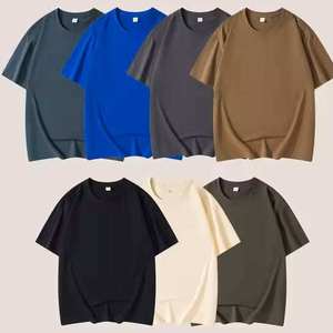 Camiseta de algodón extragrande personalizada para hombre, con cuello redondo, manga corta, transpirable, informal, para verano, estilo urbano. - Product Image 6