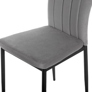 Sillas de Cuero de Estilo Italiano de Lujo Nórdico Moderno para Hotel y Restaurante, Sillas de Comedor de Estilo Francés, Colores de Estilo Francés, Silla de Respaldo Alto - Product Image 4