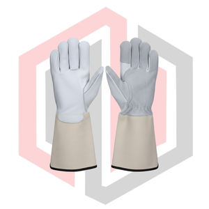 Guantes de Soldadura MIG TIG Resistentes a Desgarros, Anticorte, Resistentes al Calor, de Cuero, para Trabajo Pesado, Duraderos, de Piel de Vaca - Product Image 1