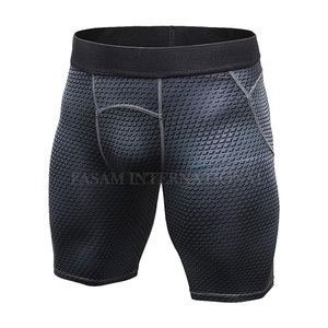 Breathable High Quality <b>Compression</b> <b>Shorts</b> Gym Fitness Workout Clothing <b>Compression</b> <b>Shorts</b> For <b>Men</b> - Product Image 1