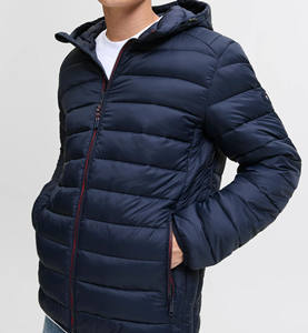 Blouson d'hiver en laine matelassé très vendu pour homme, nouveau modèle confortable et chaud avec rembourrage en coton, fermeture éclair, capuche, taille 5XL, motif respirant en polyester teint - Product Image 6