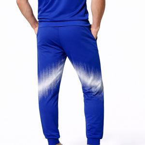Ensemble de survêtement pour homme, fermeture éclair intégrale, tissu polyester-coton de qualité supérieure, respirant, cordon de serrage personnalisé, vêtements de sport pour homme - Product Image 6