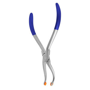 Crown Removing Pliers Lap Joint Orthodontic Plier Stainless Body and PVC Grip Handle Band Medic <b>Instrument</b> By Grip Surgical - Product Image 4
