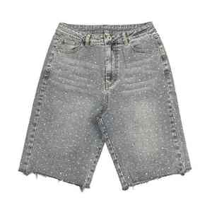 Shorts de Mezclilla Hechos en Pakistán 2026 para Hombre, Elegantes y Elásticos, Ideales para el Gimnasio, Estilo Urbano y Atuendos Diarios - Product Image 1