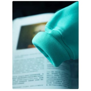 Logo de broderie personnalisé hommes sweat-shirt uni en coton vierge polaire col rond sweat vente en gros hommes Streetwear sweat-shirt à la mode - Product Image 6