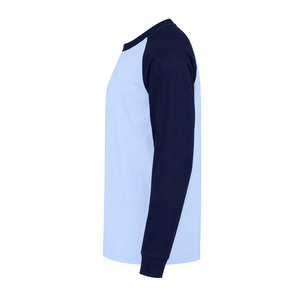 Camiseta Raglán Premium Ligera y Transpirable para Deportes, Fitness y Uso Casual, Fábrica de Ropa OEM ODM, Camiseta Raglán de Algodón Personalizada - Product Image 3