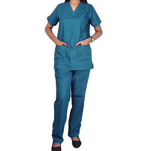 Tenues d'hôpital confortables unisexes, conçues exclusivement, blouses d'infirmière extensibles, vêtements de travail pour médecins, en denim tricoté respirant - Product Image 2