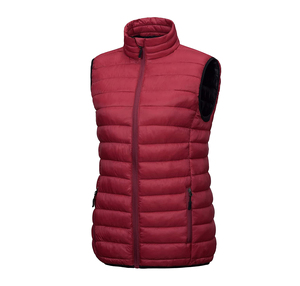 Gilet matelassé léger pour homme, col montant, 100 % polyester, fermeture éclair, gilet d'hiver - Product Image 1