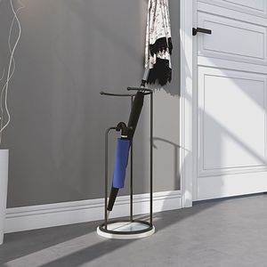 Elegante Soporte para Sombrillas de Metal, Base Decorativa para el Hogar, Soporte para Sombrillas de Metal con Recubrimiento Negro, Tipo Moderno - Product Image 2