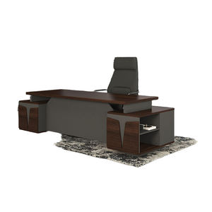 Modern Durable Executive L Shape Office <b>Desk</b> Storage <b>Cabinet</b> Contemporary Hipboard Melamine Design for Home Office Commercial - Product Image 2