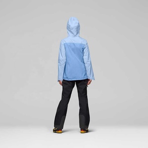 Veste imperméable pour femme, coupe-vent à capuche, respirante, séchage rapide, pour randonnée, logo personnalisé, écologique, coque rigide - Product Image 4