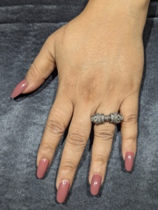 Anillos de Diseño Único REYES de Plata de Ley 925 con Rubí y Diamantes Naturales, Estilo Vintage Victoriano, Joyería Fina - Product Image 4