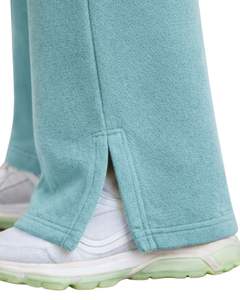 Pantalones Deportivos Anchos para Mujer, Color Verde Azulado, Cintura Elástica con Cordón, Corte Holgado Informal, Pierna Recta, Suaves y Cómodos para Estar en Casa - Product Image 5