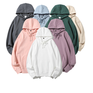 Hoodie Custom Wholesale Embroidery Oversized Pullover Hoodies Workout Gym Street Wear Mens Hoodies Cotton - Product Image 2