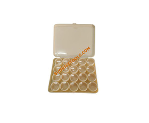 SUNTOOLS/STIPL Modèle 713 Ensemble de poids ronds en plastique pour test de bijoux, pour balances à or, boîte en plastique, 20 boîtes, mesure de la pureté des métaux - Product Image 2
