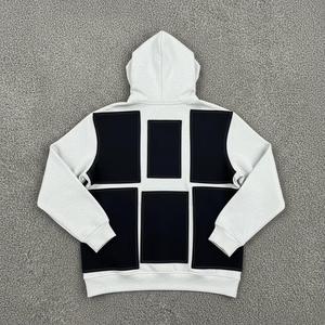 Sudadera con Capucha Extra Grande de Algodón de Alta Calidad para Hombre, Ropa de Entrenamiento con Estampado Tejido para Correr - Product Image 4