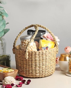 Panier rond en jonc de mer pour fruits, panier de rangement fait main, vente en gros, écologique, fabriqué au Vietnam - Product Image 6