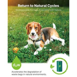 270 Sacchetti per Escrementi di Cane 13 X 9 Pollici, Robusti e Spessi, Biodegradabili in HDPE, Rotoli di Ricarica a Prova di Perdite per lo Smaltimento dei Rifiuti degli Animali Domestici - Product Image 6