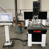 Petite machine de fraisage CNC, routeur CNC pour métal et bois, 900x600, contrôleur LNC, ATC, aluminium, bois, routeur CNC ST6090