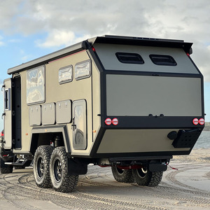 Luxury Travel RV Camper <b>Trailer</b> Portable Mobile Home on Wheels with Kitchen Bathroom Sleeping and Living Space - Product Image 3