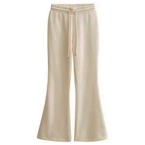 Pantalones de Invierno Ajustados de Talla Grande para Mujer, Cintura Elástica de Tiro Medio, Pierna Ancha, Estilo Casual para Oficina y Uso Diario - Product Image 4