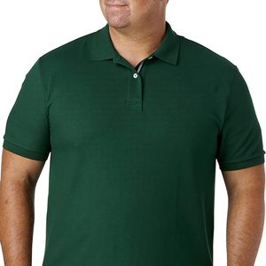 Polo en coton uni confortable pour hommes, livraison directe d'usine, logo personnalisé imprimé, grandes tailles disponibles à la vente - Product Image 6