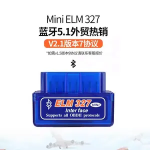 FYX stok pabrik ELM327 V2.1 V1.5 BT ELM 327 com BT Inter wajah OBD2 OBD II pemindai diagnostik mobil otomatis untuk torsi Android