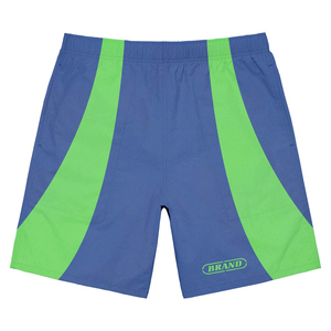 Ensemble veste coupe-vent et short en nylon personnalisé pour homme, ensemble de sport deux pièces, survêtement avec logo brodé, tenue de jogging pour l'entraînement - Product Image 3