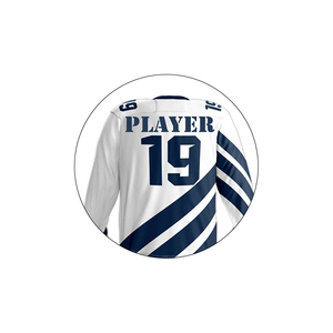 : Custom Sublimated Ice Hockey Jersey Set Blue Yellow Hockey Uniform Full Kit with <b>Socks</b> and Shorts for Team <b>Training</b> Men - Product Image 4