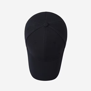 Casquette noire à visière incurvée, casquette snapback à calotte rigide, toutes saisons, pour le sport en plein air, style vintage. - Product Image 2