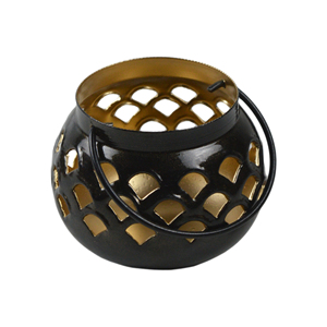 Portavelas de Hierro Pintado Impermeable para Velas de Té, Decoración Festiva para el Hogar, Villa, Diwali, Cenas y Bodas - Product Image 3