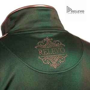 Custom Rhinestone Decor Winter Hooded <b>Velvet</b> Lightweight <b>Tracksuit</b> High Quality Full Zip Wide Leg Sweatpants Adults Solid Front - Product Image 3