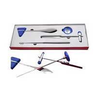 Marteau réflexe manuel, instrument de diagnostic neurologique par percussion, kit d'examen chirurgical en acier