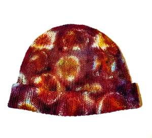 Bonnet tricoté tie-dye imprimé intégral pour homme et femme – Chaud et tendance pour l'hiver - Product Image 2