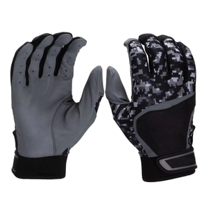 Nouveaux gants de frappe de baseball à manchette courte, haute qualité, pour softball et baseball, en cuir véritable. - Product Image 2