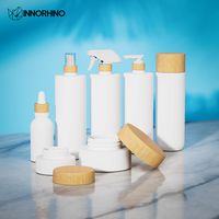 Emballage de luxe pour soins de la peau : Bouteille et pot en plastique pour lotion, gel douche, masque facial, avec bouchon sécurité enfant et impression personnalisée