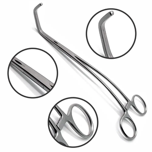 ชุดคีมหนีบหลอดเลือดซาตินสกี้คุณภาพสูง ทำจากเหล็กกล้าไร้สนิม แบบ DeBakey Atraumatic Tangential Occlusion Clamps ใช้งานด้วยมือ - Product Image 1