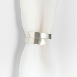 Star Black Shape Napkin <b>Rings</b> Plastic Modern Table Decoration Accessory - Product Image 2