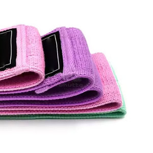 Bande de Résistance pour Hanches en Néoprène, Élastique, Antidérapante, Écologique, Résistance Moyenne, pour Exercices de Fitness et Musculation des Fessiers - Product Image 5
