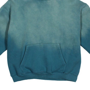 Sweat-shirt à capuche unisexe, coupe classique, dégradé de couleurs, décontracté, avec poche avant, tricoté, automne - Product Image 5