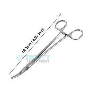 Instrument chirurgical avancé : Pince hémostatique anti-moustiques courbée réutilisable, outil de santé - Product Image 6