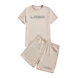 Ensemble court homme éco-responsable pour l'entraînement physique, streetwear d'hiver, service OEM durable, personnalisable, quantité en gros - Product Image 2