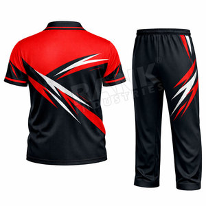 Wholesale <b>Cheap</b> Price Sports Wear Cricket Uniform Best Quality Cricket Uniform 100% Polyester Cricket Uniform - Product Image 2