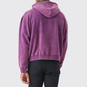 Sudadera con Capucha de Corte Regular con Lavado Ácido y Efecto Tie-Dye Urbano |   Ropa Urbana Moderna Estilo Grunge, 100% Algodón, Unisex, Invierno, 370g - Product Image 5